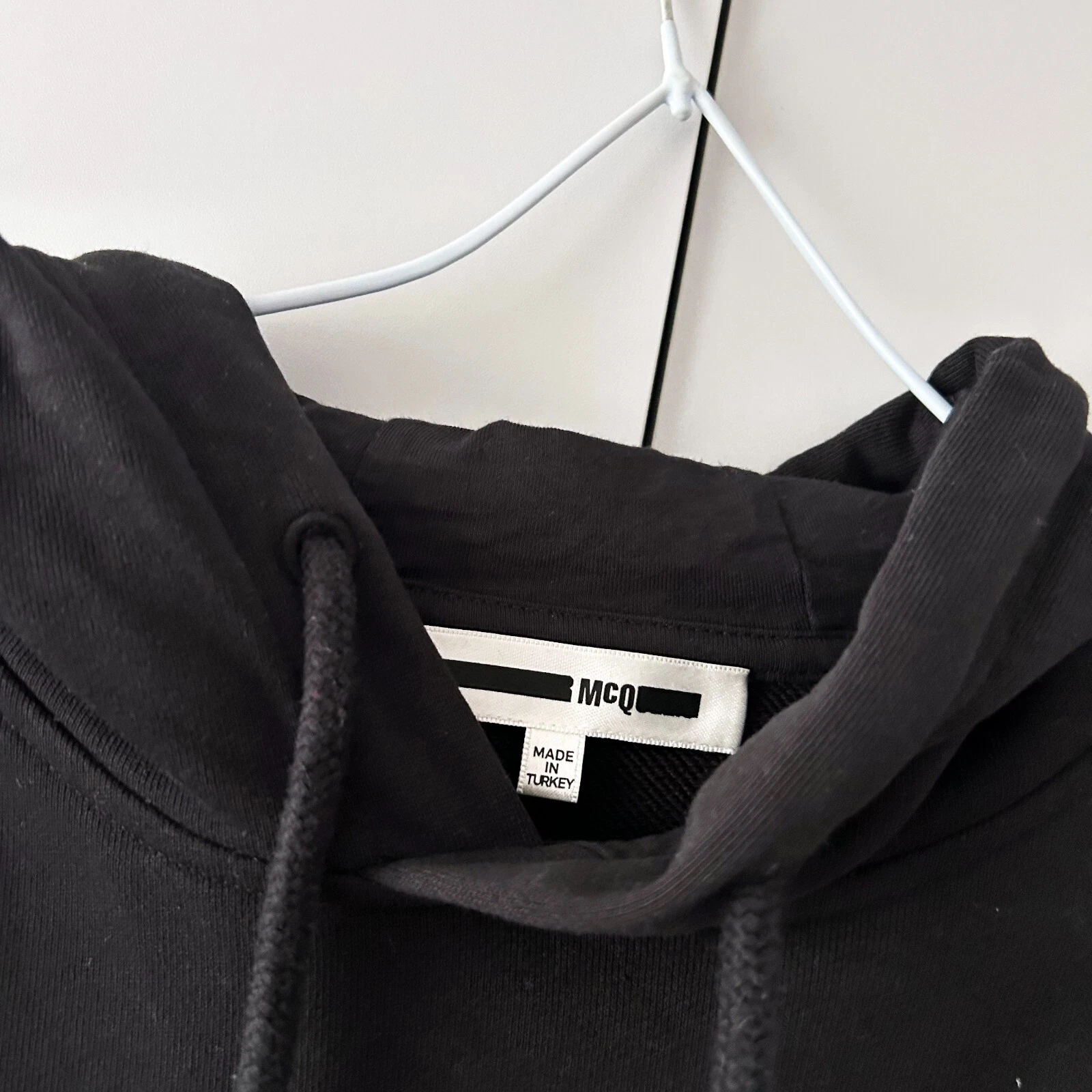 felpa con cappuccio logo mcq alexander mcqueen