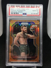 Conor McGregor 2021 Panini Prizm UFC Orange /99 #30 PSA 10