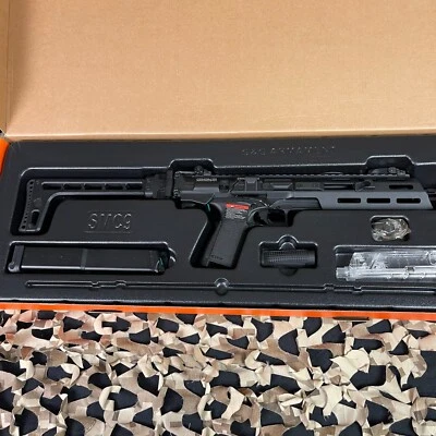 NEW G&G Armament SMC 9 Gas Blow Back Airsoft Rifle - Black (GAS-SMC-9MM-BBB-UCM)