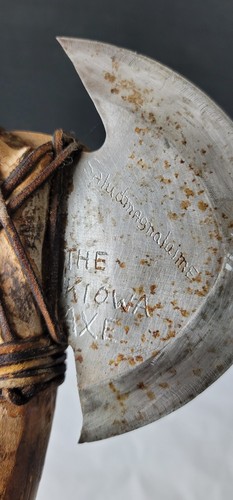 Vtg Native American Kiowa "The Kiowa Axe" Saluamaghalaime - Picture 3 of 13