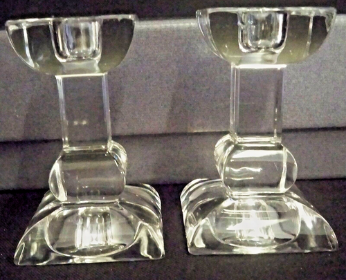 Villeroy & Boch 1748 Siena 2er Set Kristall Kerzenständer Austria im Originalkarton - Bild 1 von 5