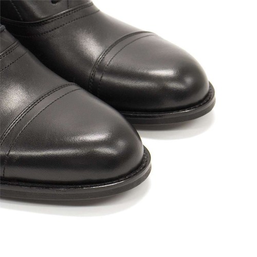 Men's Elegante Cinque Cap-toe Leather Oxford Shoes MADE in ITALY Men Dress Shoes - Picture 36 of 37