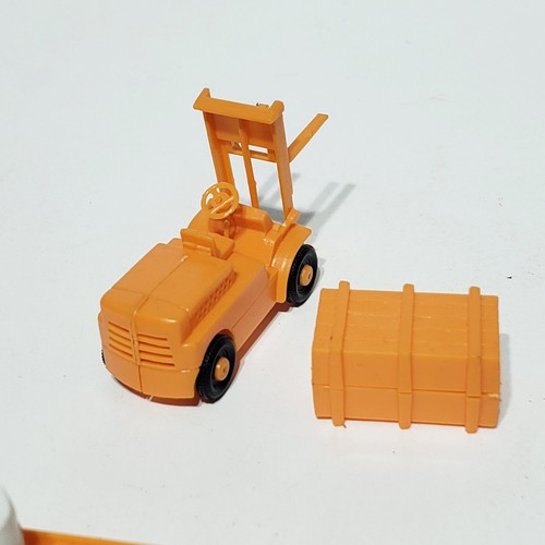 6 VTG R&L Kellogg Cereal Premium Toys Forklift Flatbed Truck Timber Transport - Picture 7 of 16