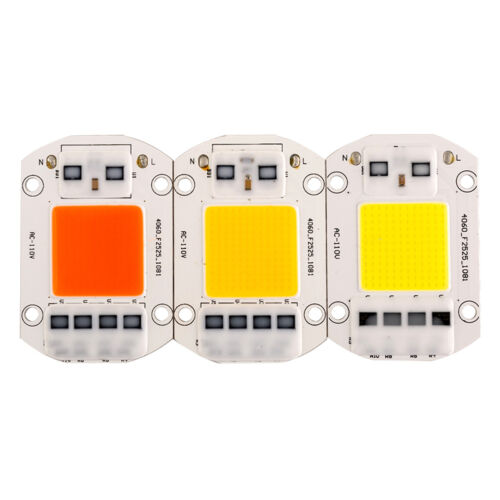 Espectro Completo 20W 30W 50W LED COB Chip Luz (60x40mm) 220V 240V Lámpara Bombillas - Imagen 2 de 11