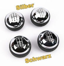 LEDER SCHALTKNAUF SCHALTHEBEL FÜR MINI R50 R52 R53 5 & 6 Gang SILBER / SCHWARZ