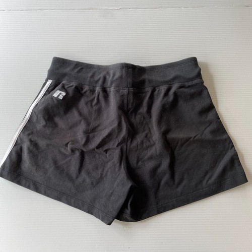 Russell Athletics Jogger Shorts Womens Size 10 Black Casual Style Fashion Summer - Picture 9 of 12