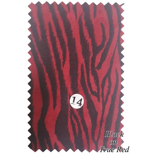 Animal Zebra Faux Doeskin Suede Suedette Fabric Clothing Jacket Skirt Pants Shoe - Picture 8 of 79