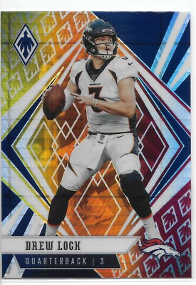 Drew Lock 2020 Panini Phoenix FIRE BURST Fanatics Denver Broncos #26