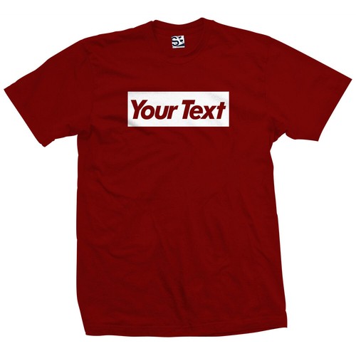 Youth Custom Subvert T-Shirt Brand Parody Red Box Text Girls Boys Kids Tee Shirt - Picture 11 of 53