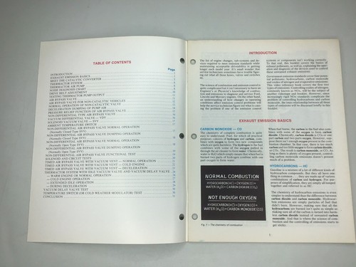 1976 Ford Catalytic Converter and Thermactor Systems Manual - Picture 3 of 5