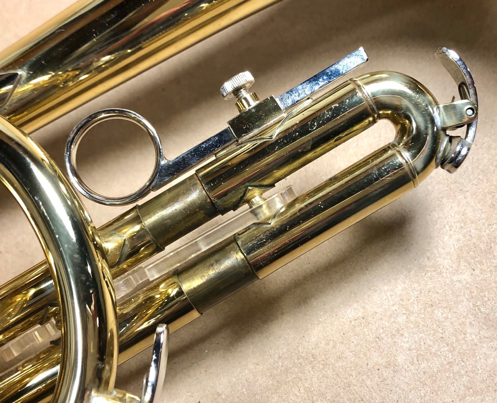 VG++ Older BACH USA CR300 CASE, BACH 1 1/2C MOUTHPIECE, Good To