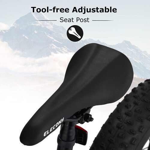 24 Inch Fat Tire Bike Adult/Youth Full Shimano 7 Speeds Mountain Bike Dual Disc - Picture 8 of 11
