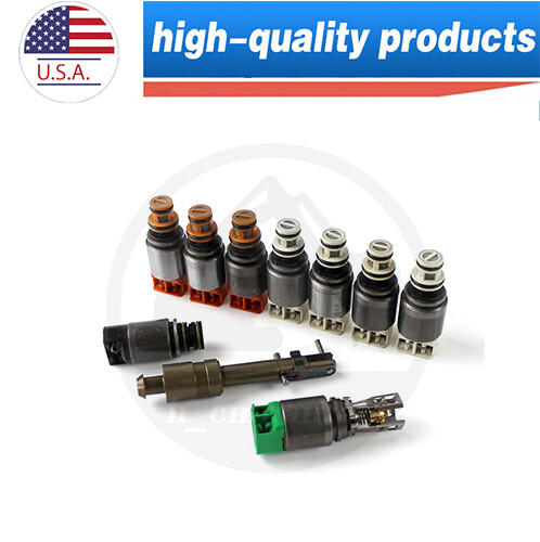 US 8 Speed Solenoid Set 1087298388 for BMW Mechatronics 8HP45 8HP45X 8HP70 8HP90 - Picture 1 of 9