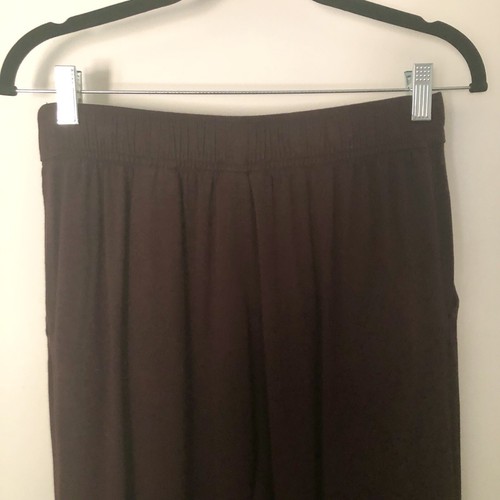 H&M Wide Leg Cropped Pants Size 6 Brown - Picture 6 of 8