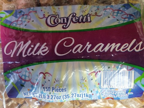 Confetti Original Milk Caramels Candies 2 Lb 150 Pieces - Picture 7 of 8