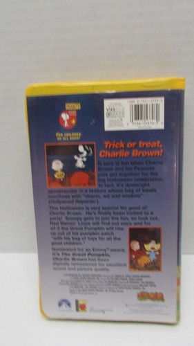 Its the Great Pumpkin, Charlie Brown VHS 1997 Clamshell Paramount - Picture 2 of 3