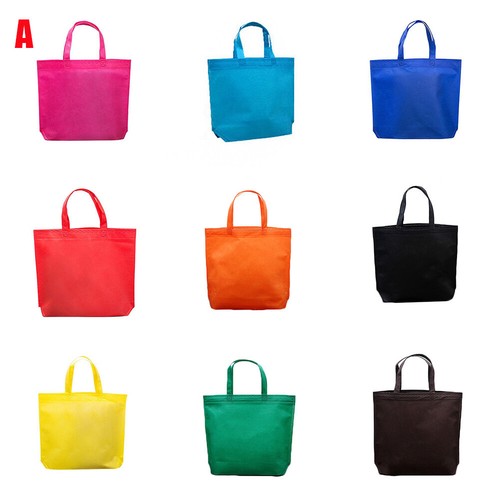 Reusable Shopping Bag Foldable Non-woven Fabrics Grocery Shoulder Tote Handbag - Picture 7 of 43