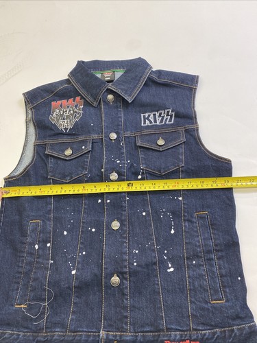 men Kiss 100% Authentic 2p Set Collared Vest size Medium & Shorts size 32 blue - 第 3/9 張圖片