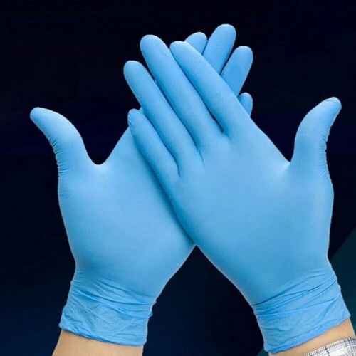 Examen de Nitrilo Azul 4Mil, Guantes Desechables No Estériles para Limpieza,Tatuajes - Imagen 3 de 20