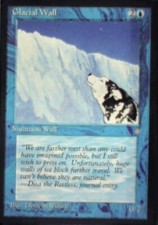 Glacial Wall - Ice Age: #71, Magic: The Gathering Nm R125