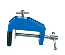 Heavy Duty Table Clamp - Vinyl Coated Grip - Rod/Pulley Holder - Eisco Labs
