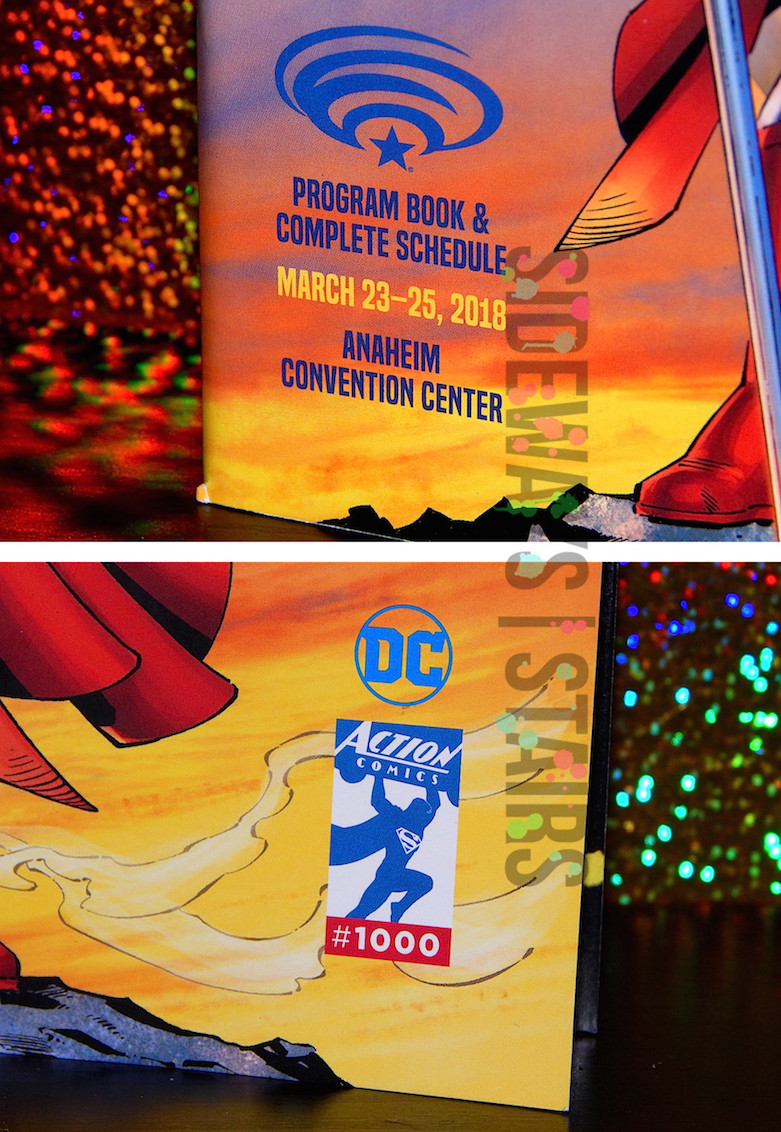 WONDERCON ANAHEIM 2018 PROGRAM BOOK Superman cover art collectible