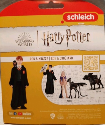 Schleich Harry Potter Ron und Scabbers 4 Zoll Figurenset NEU AUF LAGER - Bild 4 von 5