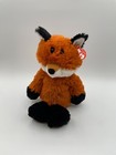 Peluche neuve Imperfect Tag Ty Attic Treasures Fred orange renard rouge 11" 12" 2017 Med
