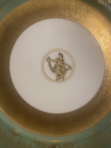 RARE - - Royal Bavarian Hutschenruther Gold Encrusted Filagree Plate - Picture 4 of 9