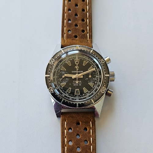 CARRONADE-20 ATM-ACCIAIO-OVERSIZE (38 MM)-CASSA A VITE-LANDERON 248-SUB 200 M - Picture 2 of 24