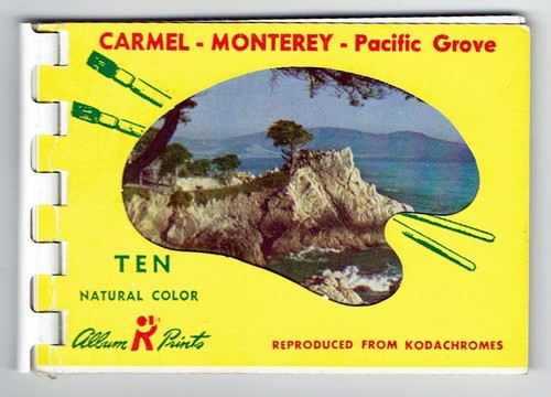 CARMEL-MONTEREY-PACIFIC GROVE Kalifornien ~ ca. 1950er Bilderpaket ~ KOSTENLOSER VERSAND