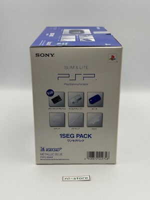 Sony PSP-2000 Console Metallic Blue 1 Seg Pack Box Region