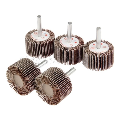 5pcs 80 Grit 40mm Flap Sandpaper Wheel Disc Sanding Abrasive Grinder Rotary Tool - Picture 2 of 10