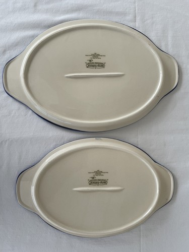 Temptations Old World Blue Oval Trays - Picture 3 of 9