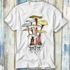 British Wild Mushrooms Aesthetic Edition T Shirt Meme Gift Top Tee Unisex 594
