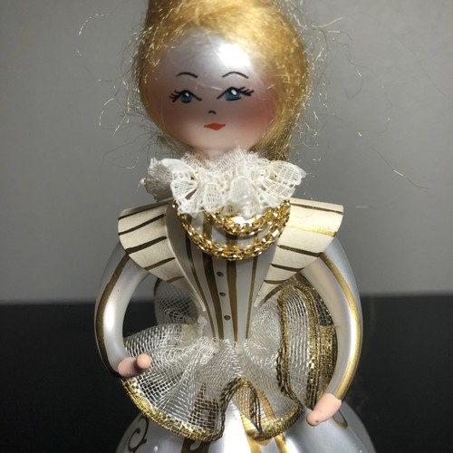 VINTAGE SOFFIERIA DE CARLINI ELEGANT LADIES ORNAMENT ITALY BLOWN GLASS 5 1/2"H - Picture 14 of 14