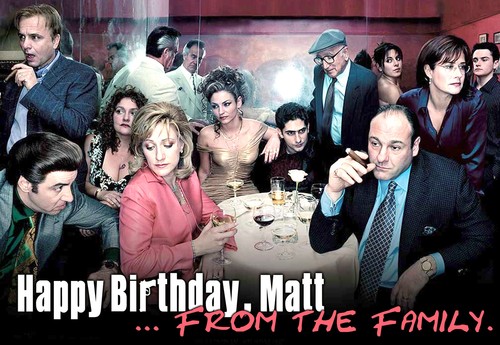 Tarjeta de arte personalizada de Los Soprano James Gandolfini feliz cumpleaños mafioso mafioso mafia - Imagen 5 de 9