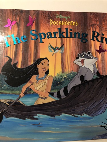 Disney’s Pocahontas The Sparkling River Hard Cover Book 1995 First Edition - Imagen 2 de 10