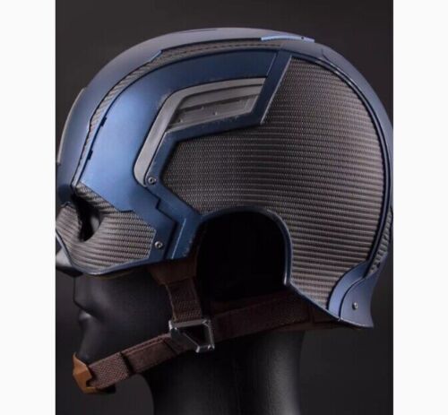 IN US!! Marvel Captain America Helm 1/1 tragbare Maske Sammlung Cosplay Requisite - Bild 2 von 12