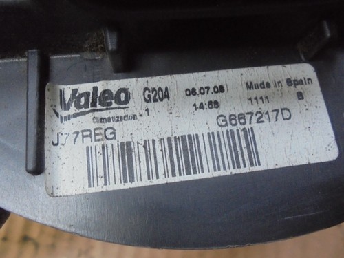 RENAULT MODUS 2006 CALENTADOR VENTILADOR MOTOR G667217D - Imagen 5 de 5