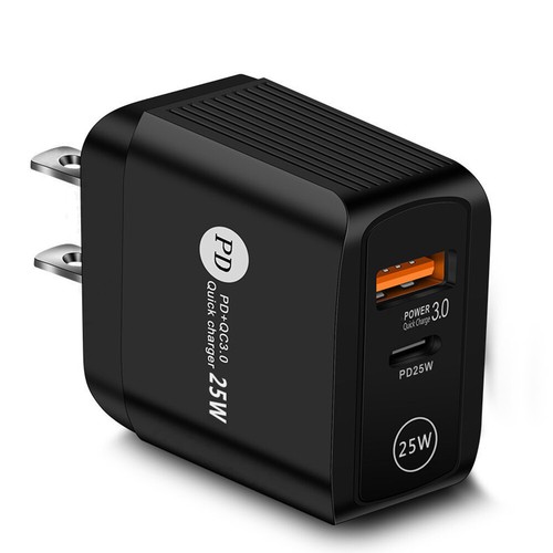 Chargeur 25W PD + QC 3.0 USB Charge Rapide iPhone 13 12 11 Pro Max Samsung LG - Photo 3 sur 21