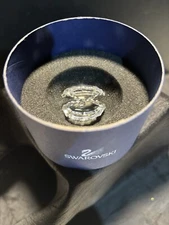 Swarovski Crystal Small Clam Shell with Diamond Pearl Figurine