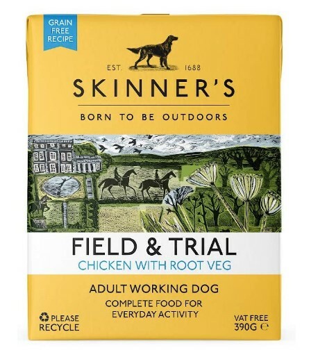 Skinner's Field Trial Chicken Root Veg Adult Wet Dog Food, 390g 18pk