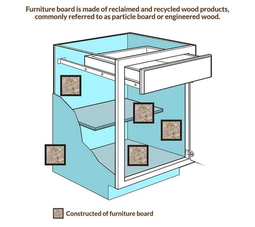 Hampton Bay Assembled Kitchen Cabinet Furniture Board Stained Shaker Dark Brown - Picture 6 of 12