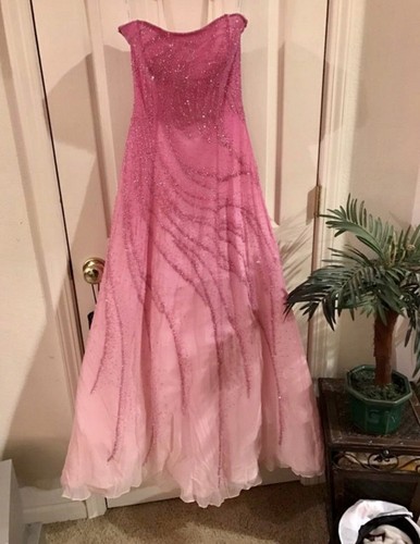 Rosa Ombré Ball Homecoming Kleid Größe 0-7 - Bild 1 von 5