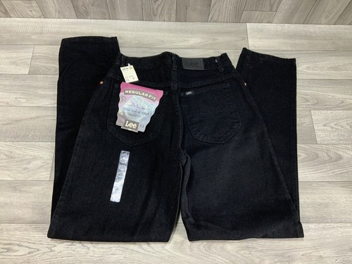 Jeans Lee Talla 11 M Negros Calce Regular Pierna Cónica Juniors Nuevos con Etiquetas De Colección - Imagen 1 de 15