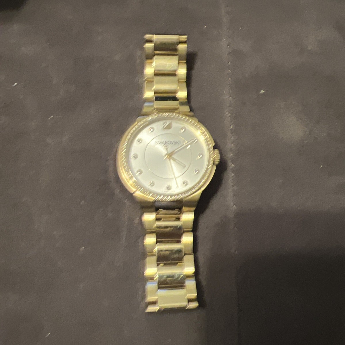 【超美品】Swarovski 5178037 WATCH ゴールド City Yellow Gold Tone Swarovski watch, 5213729, diameter 38