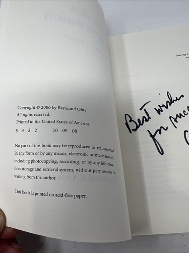 The Art of Supervision Raymond K. Ohta Signed / Inscribed - Picture 3 of 21