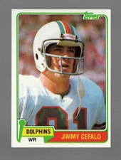 1981 Topps #371 Jimmy Cefalo Excellent/NM