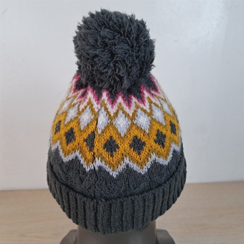 ZARA YOUTH BEANIE/SKULL/SKI POM HAT/CAP, FOLD OVER/CUFF, ONE SIZE - Picture 7 of 9